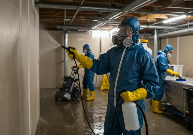 Basement Sanitization and Antimicrobial Treatment process in Valley County, NE